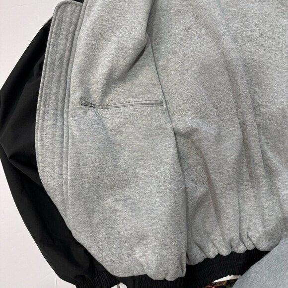 LANDWAY Wind-Resistant Hooded Jacket Mens Small Lined Full Zip Pockets Bomber‎ - Picture 5 of 12